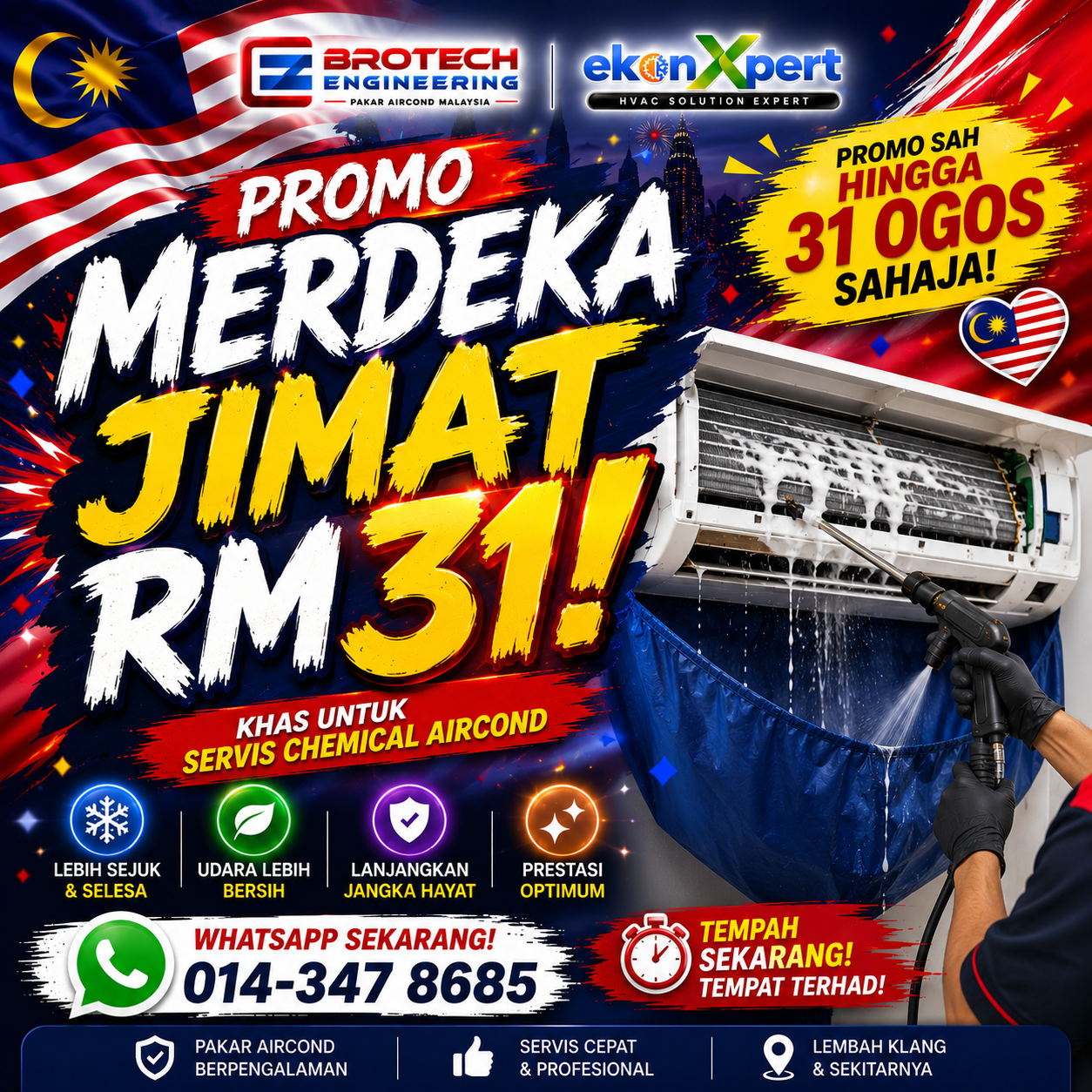 Servis Aircond BroTech Engineering